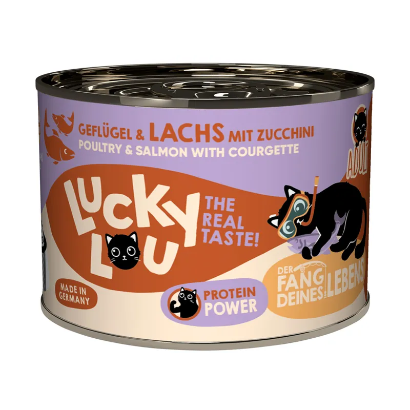 Lucky Lou Lifestage Adult Geflügel & Lachs 200 g Rabatt